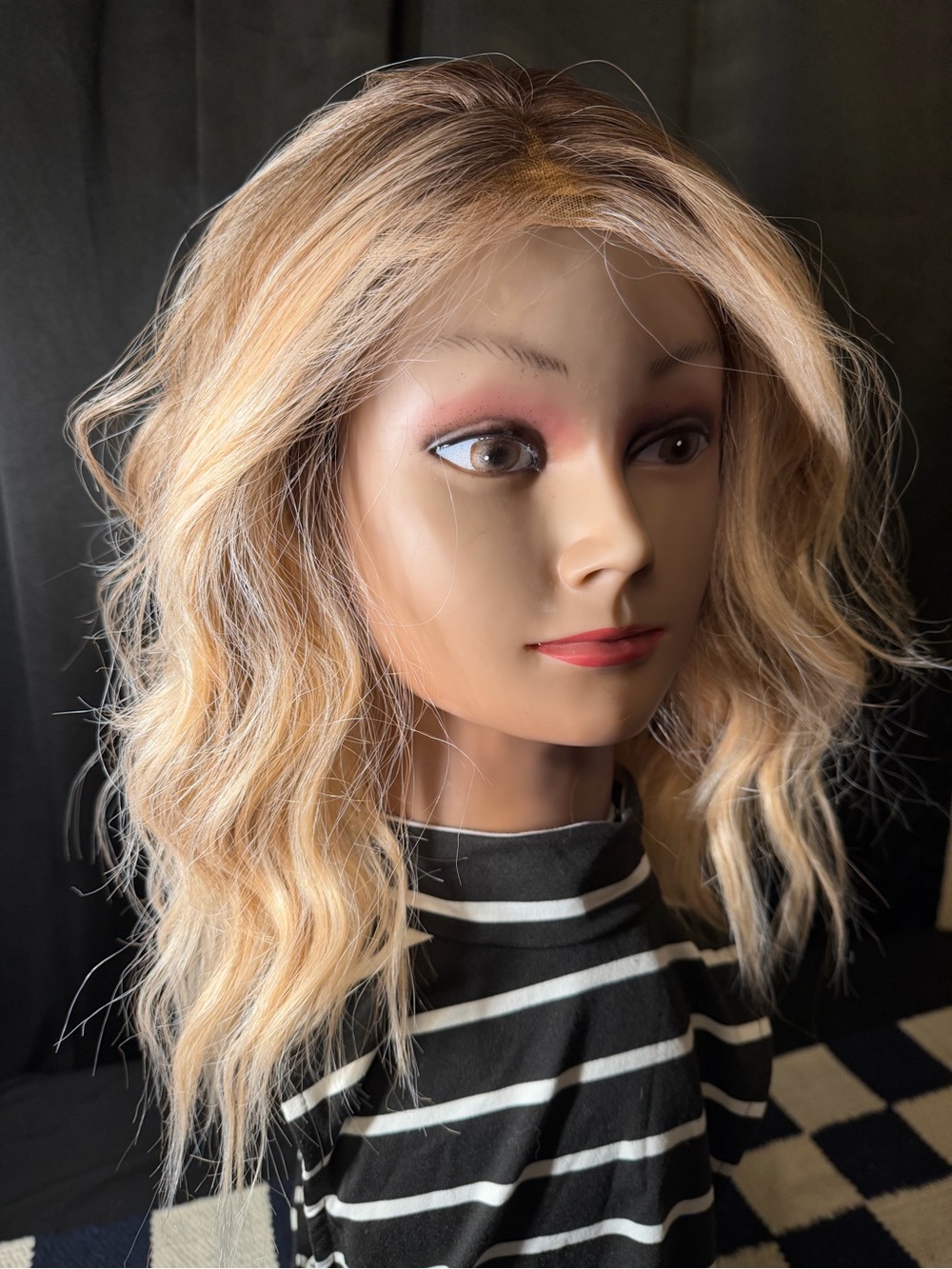 Chelsey Smith Crowns unknown apricot blonde wig